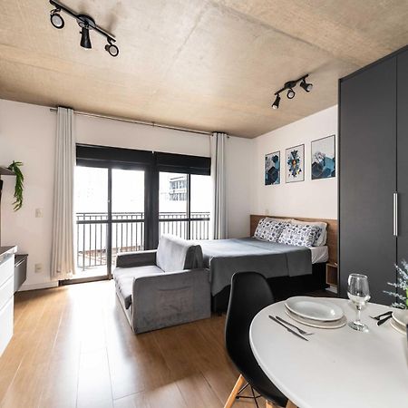 47 New Studio Next Paulista Av, Fast Wifi And Balcony São Paulo Eksteriør bilde