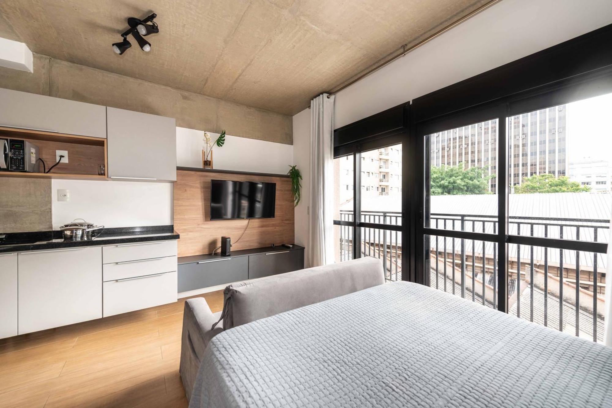47 New Studio Next Paulista Av, Fast Wifi And Balcony São Paulo Eksteriør bilde