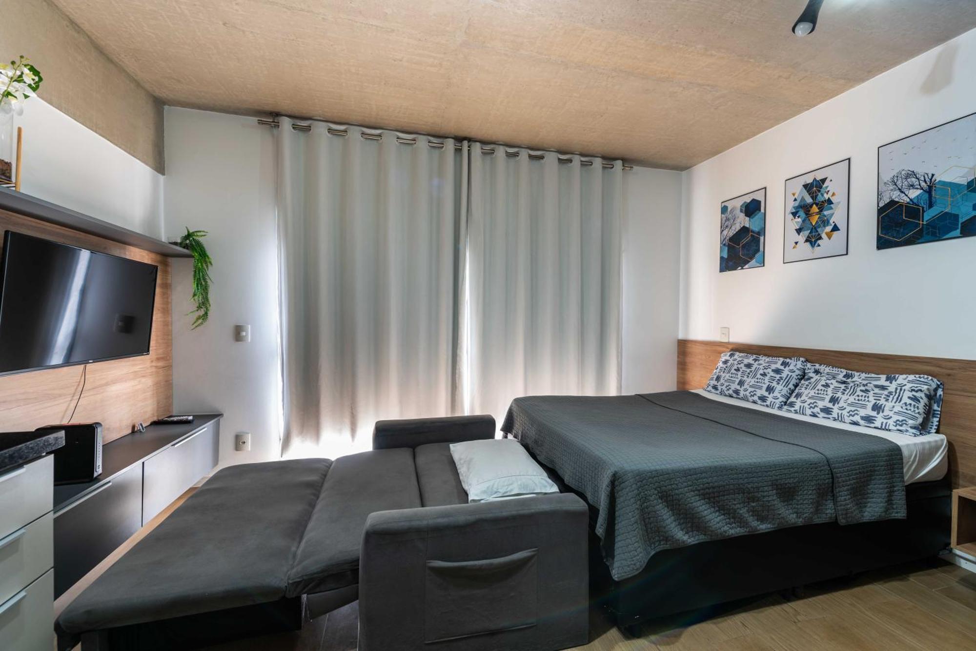 47 New Studio Next Paulista Av, Fast Wifi And Balcony São Paulo Eksteriør bilde