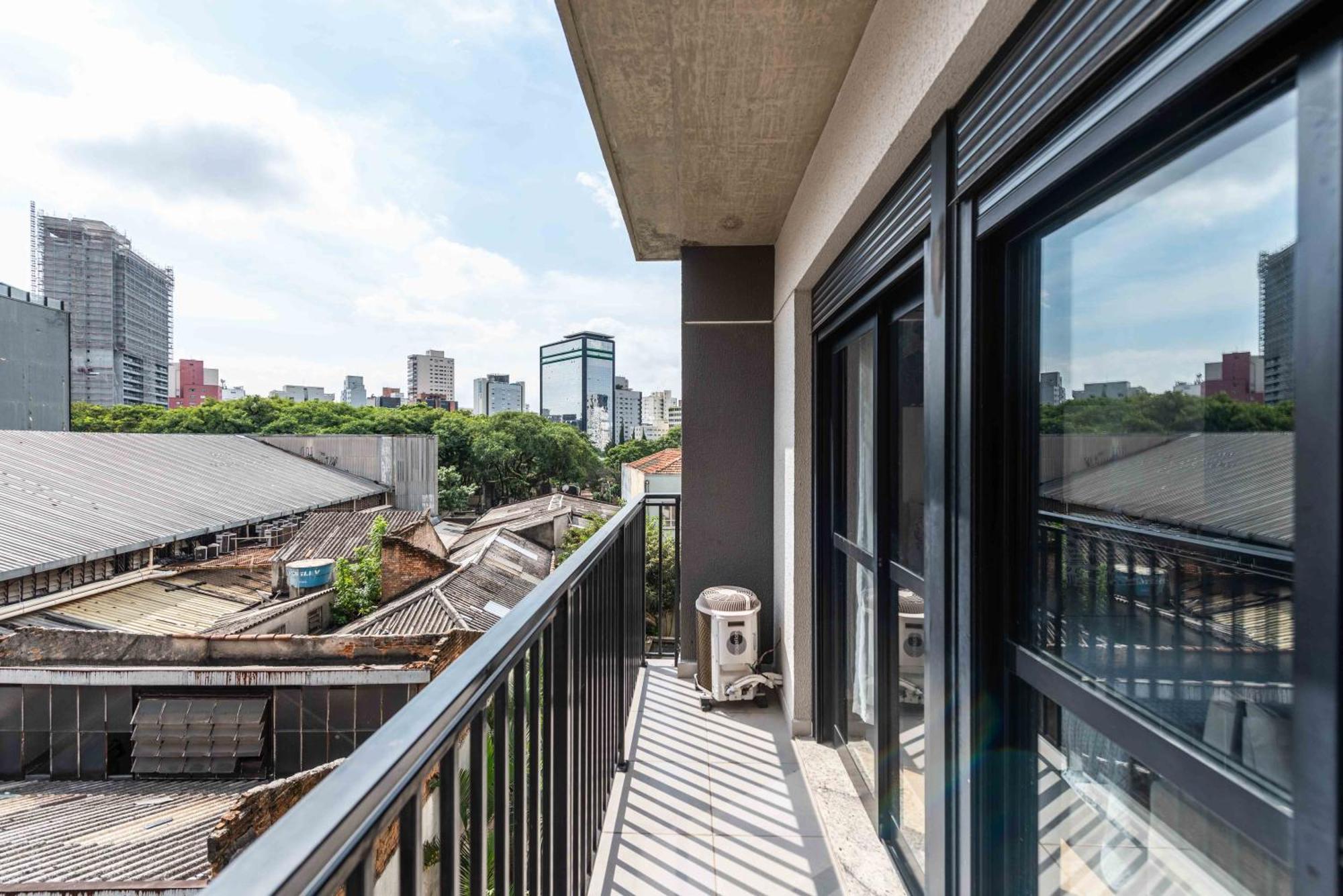 47 New Studio Next Paulista Av, Fast Wifi And Balcony São Paulo Eksteriør bilde